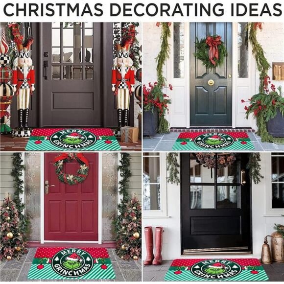 Christmas Door Mat Decorations, 29.5 x 17 Inches - Picture 7 of 7